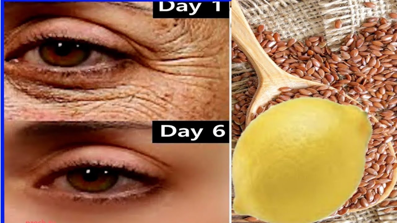 Anti-aging Flaxseeds face mask to remove fine lines under eyes fast ...