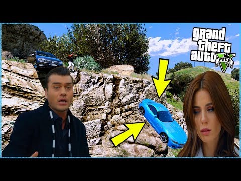 ESİNİN ARABASI UÇURUMDAN FIRLIYOR! - GTA 5 ŞEVKAT YERİMDAR MODU