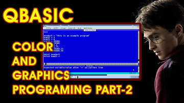 QBasic Color and Graphics Programing