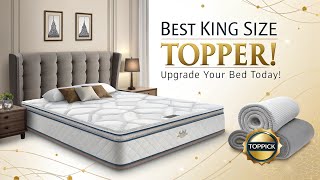 Top 6 Best King Size Mattress Toppers Review in 2025 (update)