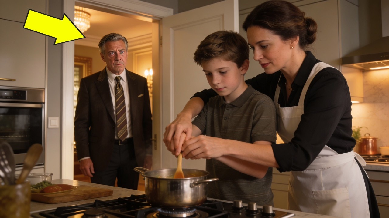 Die Haushälterin lehrt seinen Sohn etwas Unerwartetes – seine Reaktion überrascht