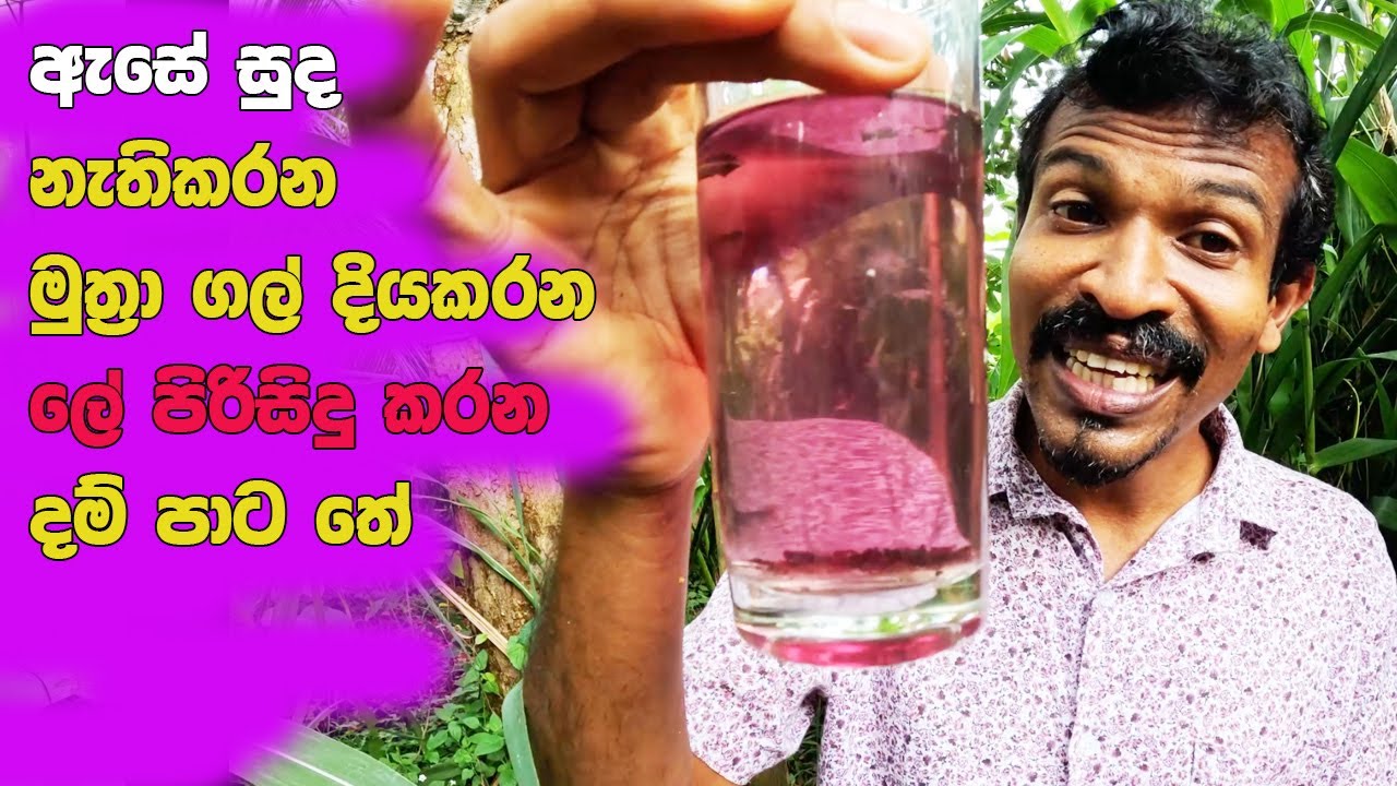 ඇසේ සුද නසන ලේ පෙරන දම් පාට තේ. සතයක්වත් යන්නෙ නෑ