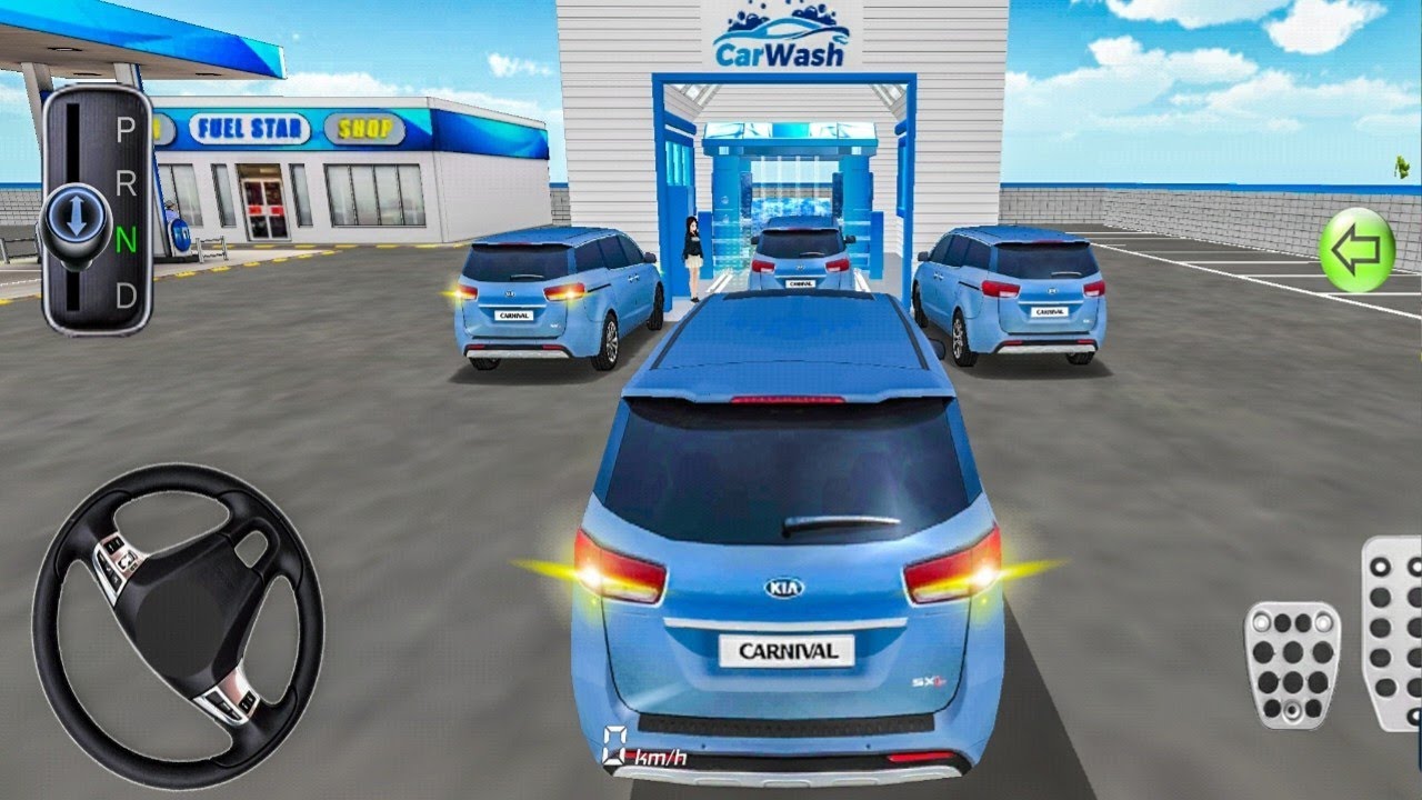 New MPV Old Kia Carnival Car Ready For Car Wash–3D driving class simulator 2025–Best Android games
