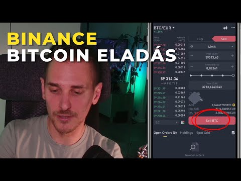 Bitcoin Eladása és Euróra Váltása a Binance kriptovaluta tőzsdén - Teljes Útmutató