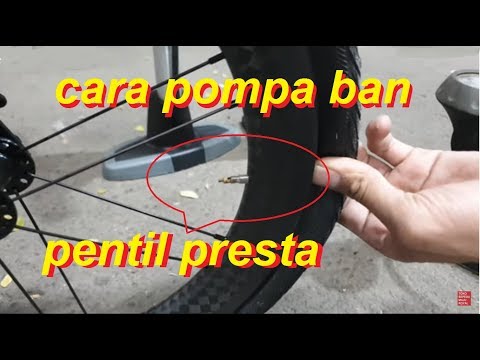 Cara Pompa Ban Pentil Presta ⭐⭐⭐⭐⭐ Ala Koboy Ha Ha Haaaa....