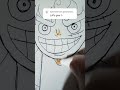 Luffy drawing from One piece #shorts