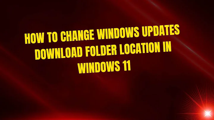How to Change Windows Updates Download Folder Location in Windows 11