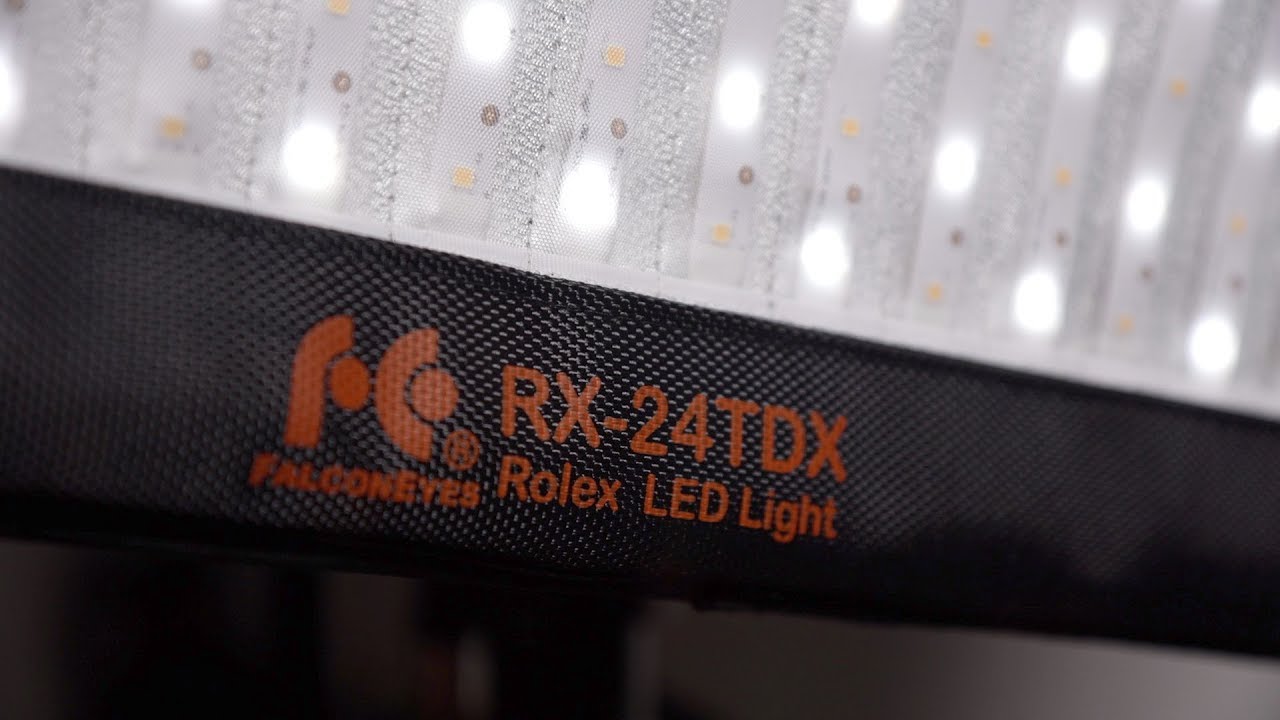 (日本語の字幕付き）Amazingly Bright & Flexible LED Panel - FalconEyes RX 24TDX Review