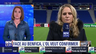 Laure Lepailleur, consultante RMC Sport était l'invitée de Bonsoir Lyon du 05/11/19