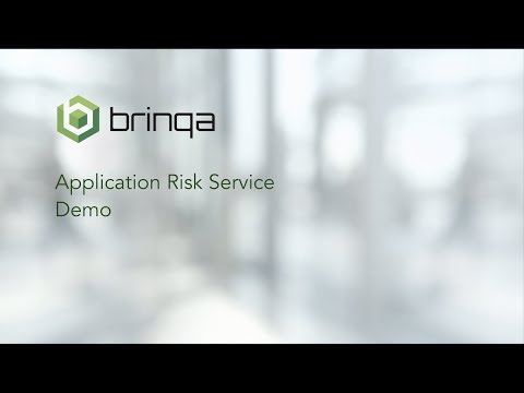 Brinqa Application Risk Service Demo