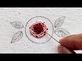 Mastering Hand Embroidery: Gorgeous Flower Designs for Beginners #handembroidery