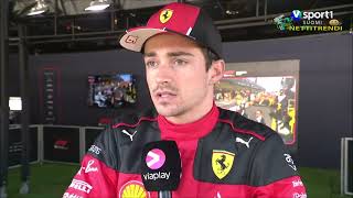 Details Charles Leclerc Australian GP Post-Race Interview | F1 2023 Update