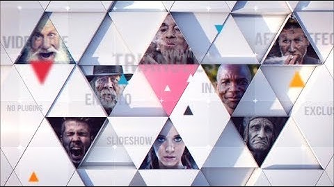 DYNAMIC TRIANGLES INTRO ► [ AFTER EFFECTS TEMPLATES ]