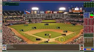 Strat-o-matic Baseball PC Game 2007 Red Sox vs Texas Rangers