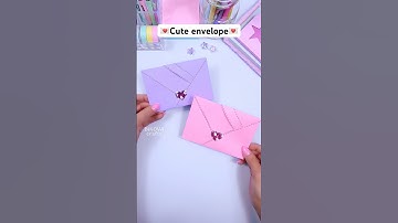 DIY envelope 💌 Paper crafts / Cute gift ideas #diy #craft #art #papercraft #origami #innovacrafts