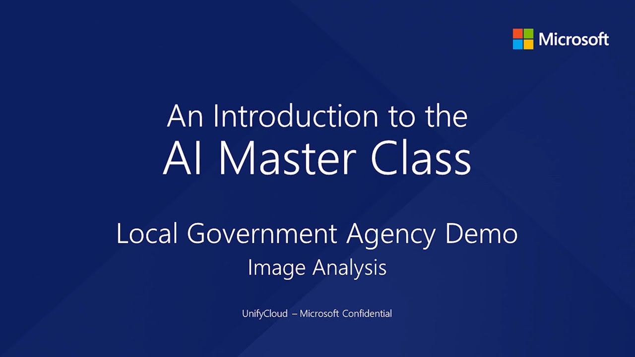 AI Master Class - Image Analysis POC Demo - YouTube