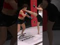 Erin Blanchfield defeats Victoria Leonardo with a head kick #mma #ko #sports
