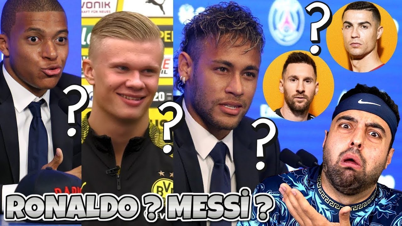 RONALDO MU ? MESSİ Mİ ? DÜNYACA ÜNLÜ FUTBOLCULARIN CEVABI ! Neymar, Mbappe, Haaland