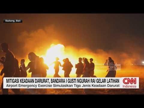 Mitigasi Keadaan Darurat, Bandara I Gusti Ngurah Rai Gelar Latihan