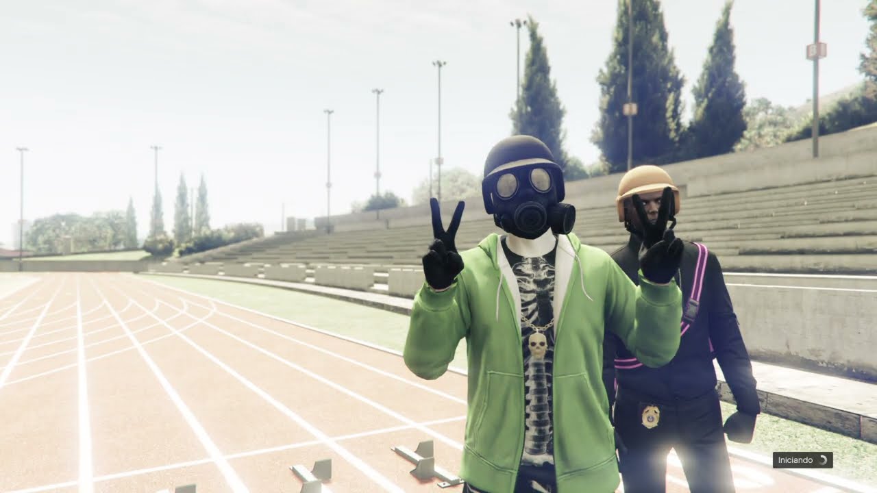 Grand Theft Auto V online- partida run n gun tryhard 2vs2 owo