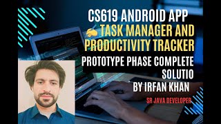 CS619 Task Manager App | Productivity Tracker Prototype Phase | Java + Firebase + SQLite | FYP 2025