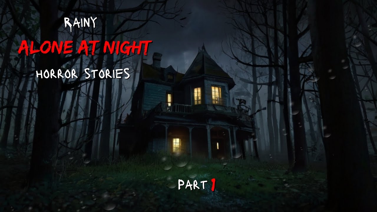 Rainy Alone At Night Horror Stories Animated- 