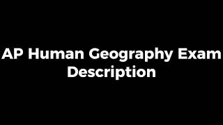 Athlete Statistics AP Human Geography Exam Description