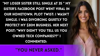 Sister Posted 'My Loser Sister Still Single at 35' on Facebook—While I Was Signing Divorce Papers...