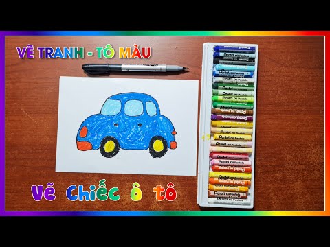 Video Vẽ tranh - Tô màu | Hướng dẫn bé vẽ và tô màu chiếc ô... - youtube