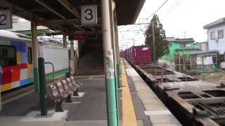 EF510-13[富山]牽引貨物信越本線羽生田駅通過[HD]