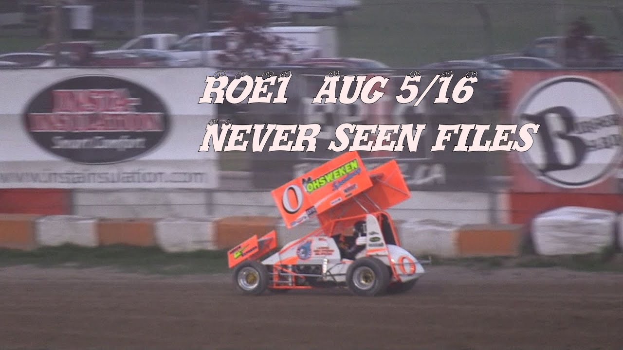 AUG 5/16   Dirt Track Racing RAINOUT ROS1