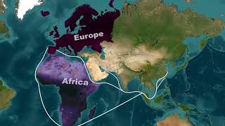 Asia’s Containers Pass Dubai Free GeoLayer Map Animation