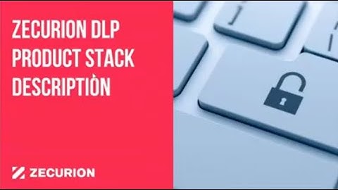 Webinar: ZECURION NEXT GENERATION DLP 11  (31-May-2021)