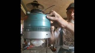 Thermos 8319 inverted lantern using a petromax mantel first fire