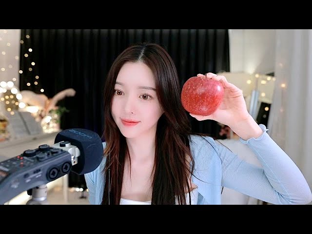 [한국어 ASMR] 사과 먹으며 수다떨기