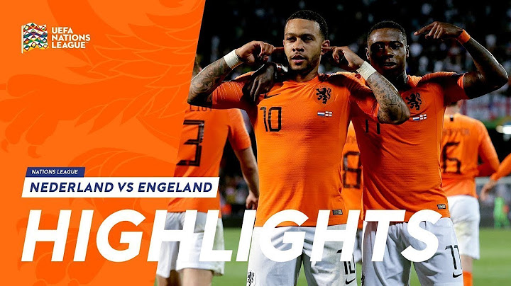Highlights: Nederland - Engeland (06/06/2019) Halve finale Nations League