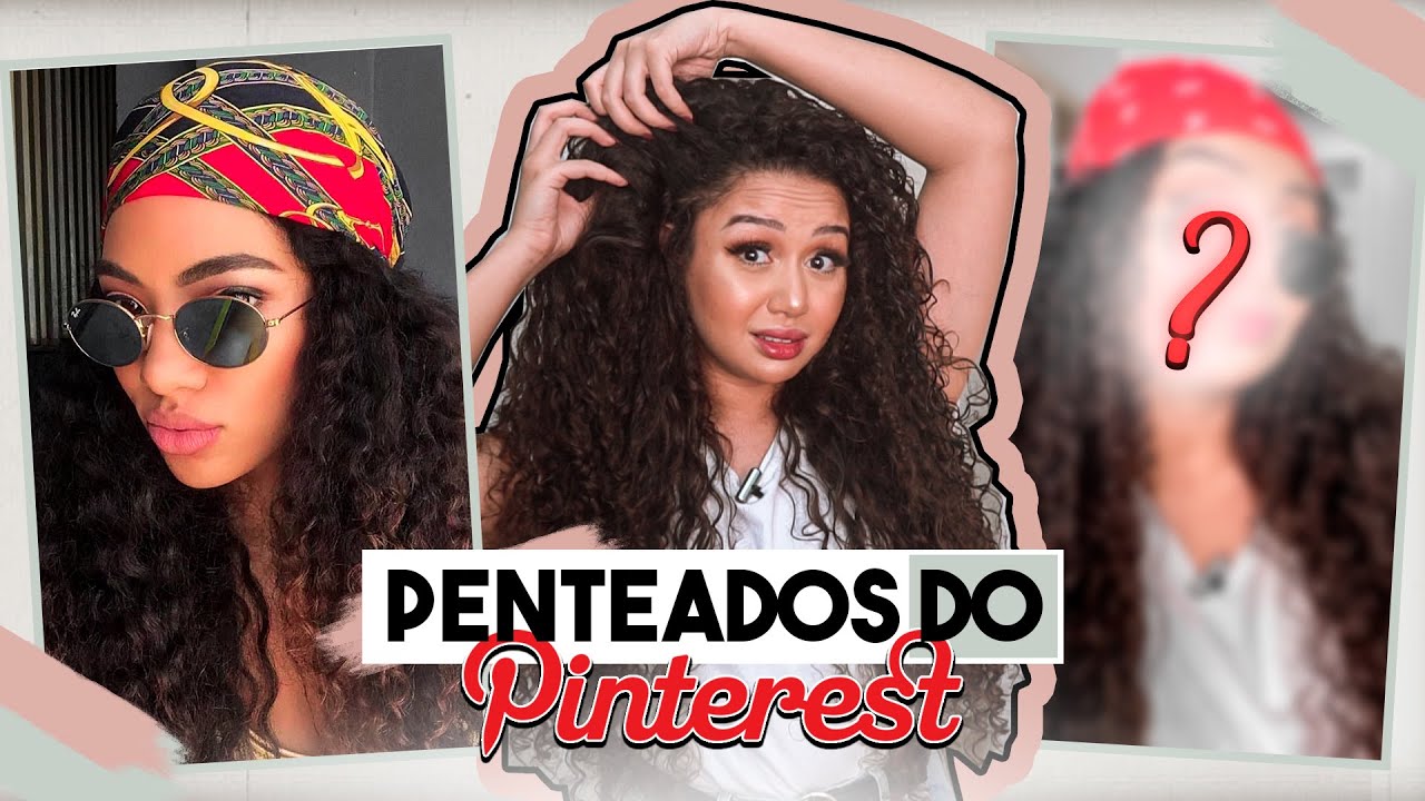 TENTEI REPRODUZIR PENTEADOS ESTILOSOS DE *CACHEADAS DO PINTEREST*
