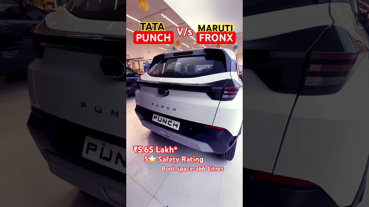 Tata Punch Facelift vs FRONX , ₹5.65 Lakh* #tatapunch #punch #tatapunch2026