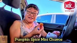 LIMITED TIME: Pumpkin Spice Mini Churros at Jack in the Box #2025summervibes