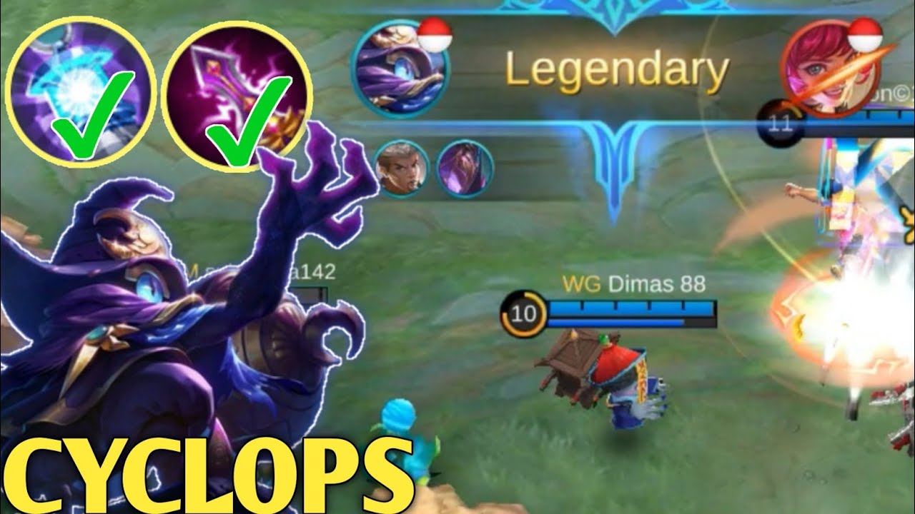 BUILD CYCLOPS PALING SAKIT 2021 - BUILD TOP 1 GLOBAL - MOBILE LEGENDS INDONESIA