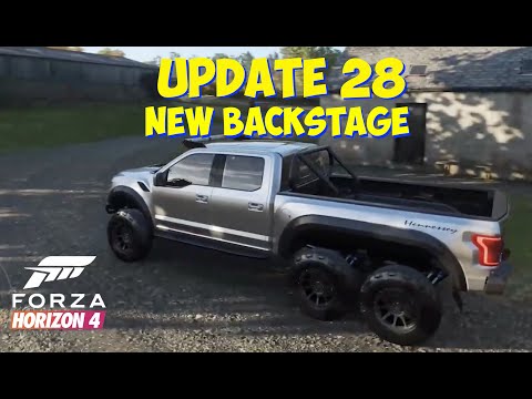 Forza Horizon 4 Update 28 NEW Backstage