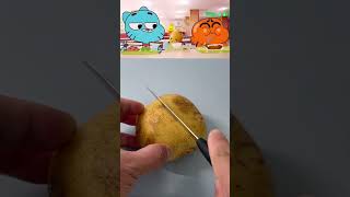 Darwin Eats The Potato In Front Of Batata The Amazing World Of Gumball
