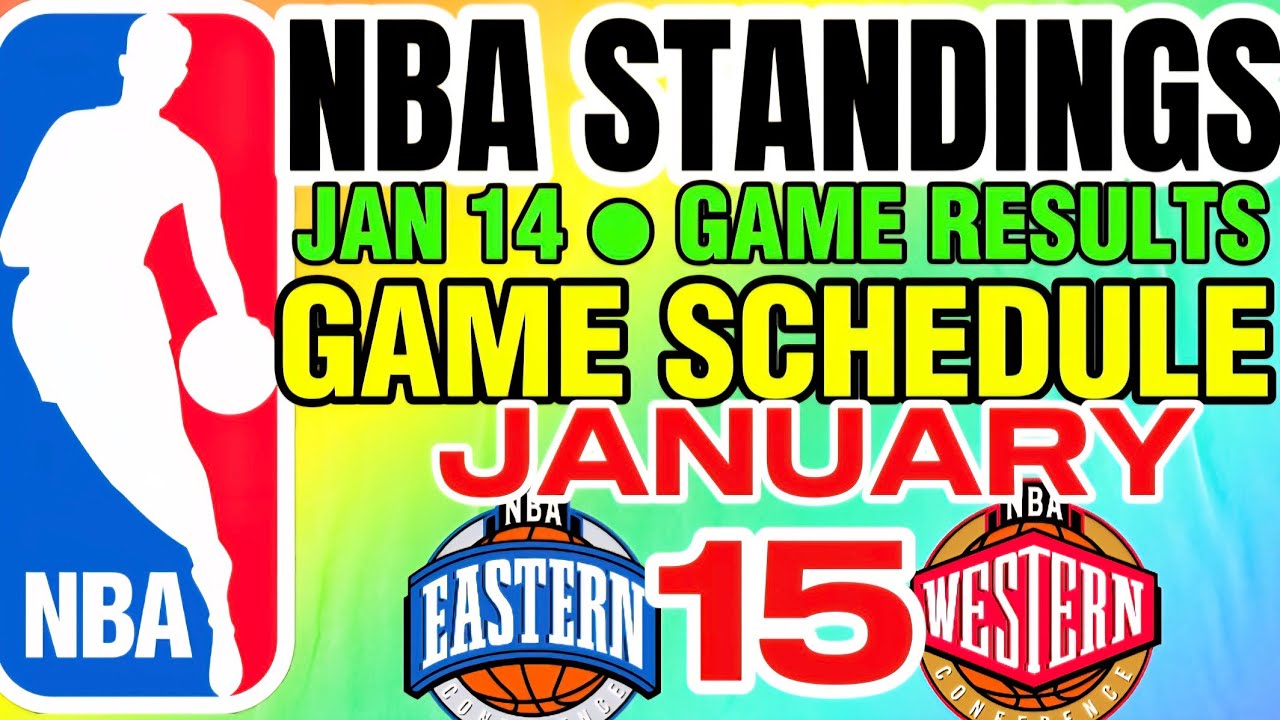 NBA STANDINGS TODAY JANUARY 14,2026 | NBA GAME RESULTS | NBA GAME SCHEDULE JANUARY 15,2026