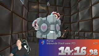 Portal speed run (Inbounds) 28:38:74