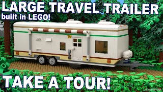 Custom Build - Large Lego Travel Trailer