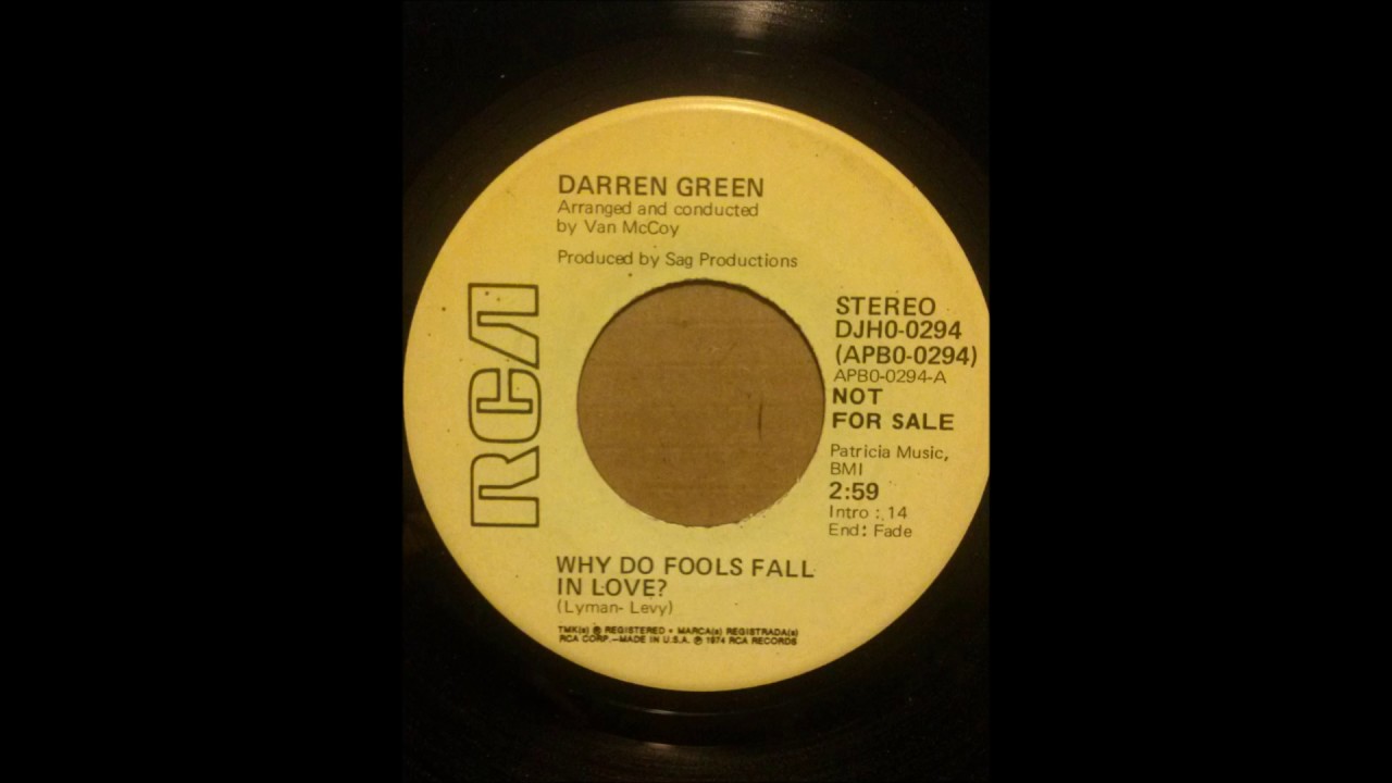 DARREN GREEN ♪WHY DO FOOLS FALL IN LOVE♪