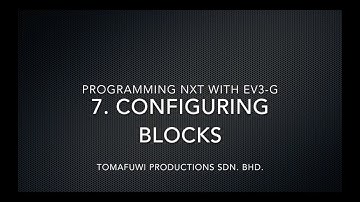 Programming LEGO Mindstorms NXT with EV3-G: 7. Configuring Blocks