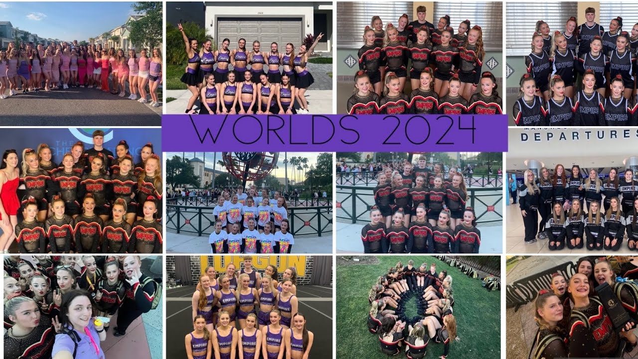 Empire cheerleading worlds vlog 2024 🌍💜👑 YouTube