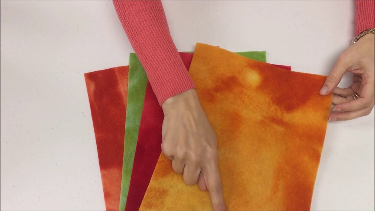 Introduction to our hand-dyed felt