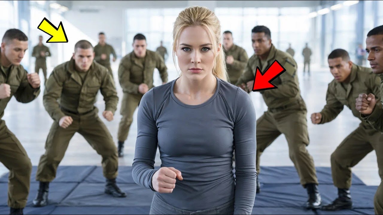 Das neue Mädchen wirkte hilflos – bis sie in nur 45 Sekunden 8 Marines außer Gefecht setzte